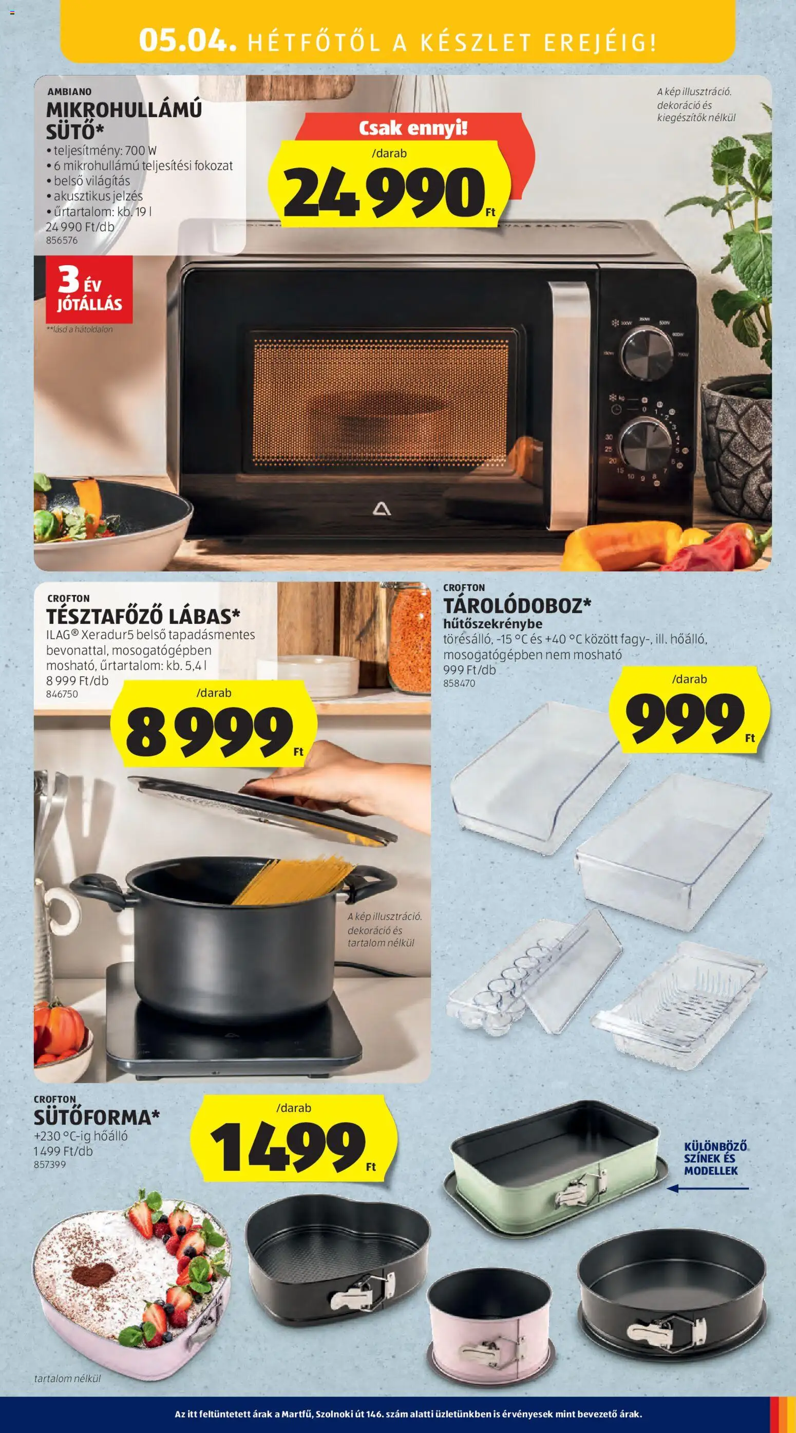 Aldi akciós ujság - amely érvényes a következő dátumtól: 30.04.2026 | Oldal: 45