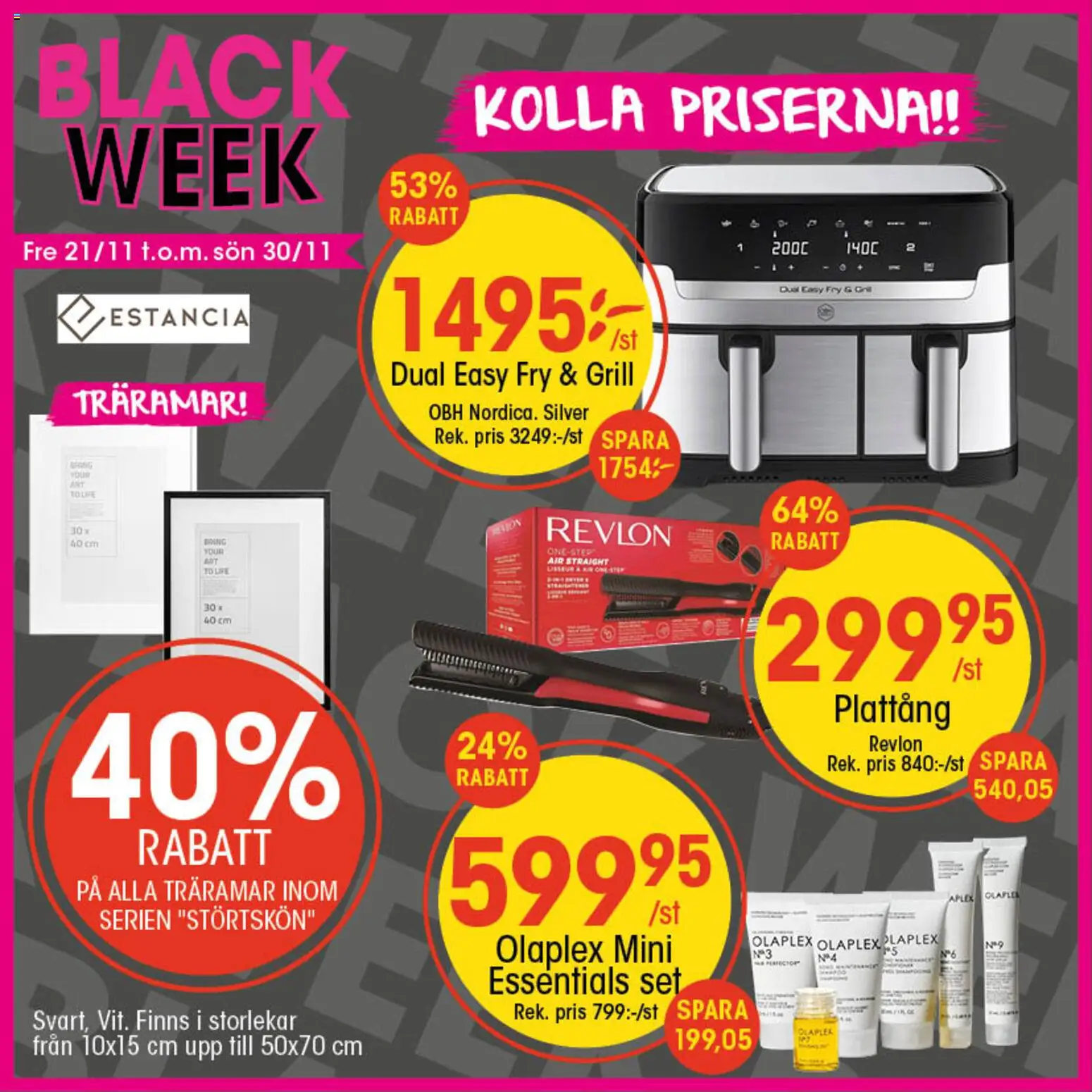 EKO reklamblad aktuell från 21.11.2025 | Sida: 2 | Produkter: Grill, Plattång, Set, Olaplex
