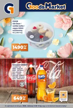 Goods Market akciós újság - amely érvényes a következő dátumtól: 05.03.2026