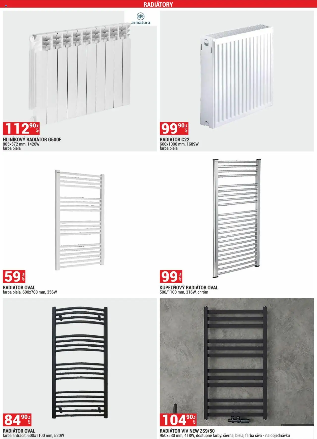 Merkury Market leták │ platný od 01.08.2025 | Strana: 15 | Produkty: Radiátory, Radiator