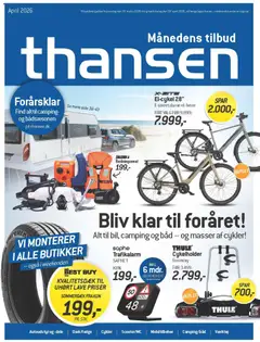 Thansen - Tilbudsavis gyldig fra 25.03.2026