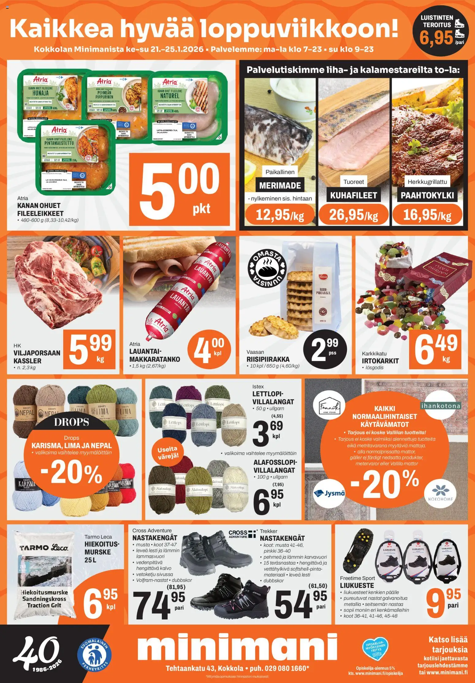 Minimani Tarjoukset - Kokkola – voimassa 21.01.2026 alkaen | Sivu: 1