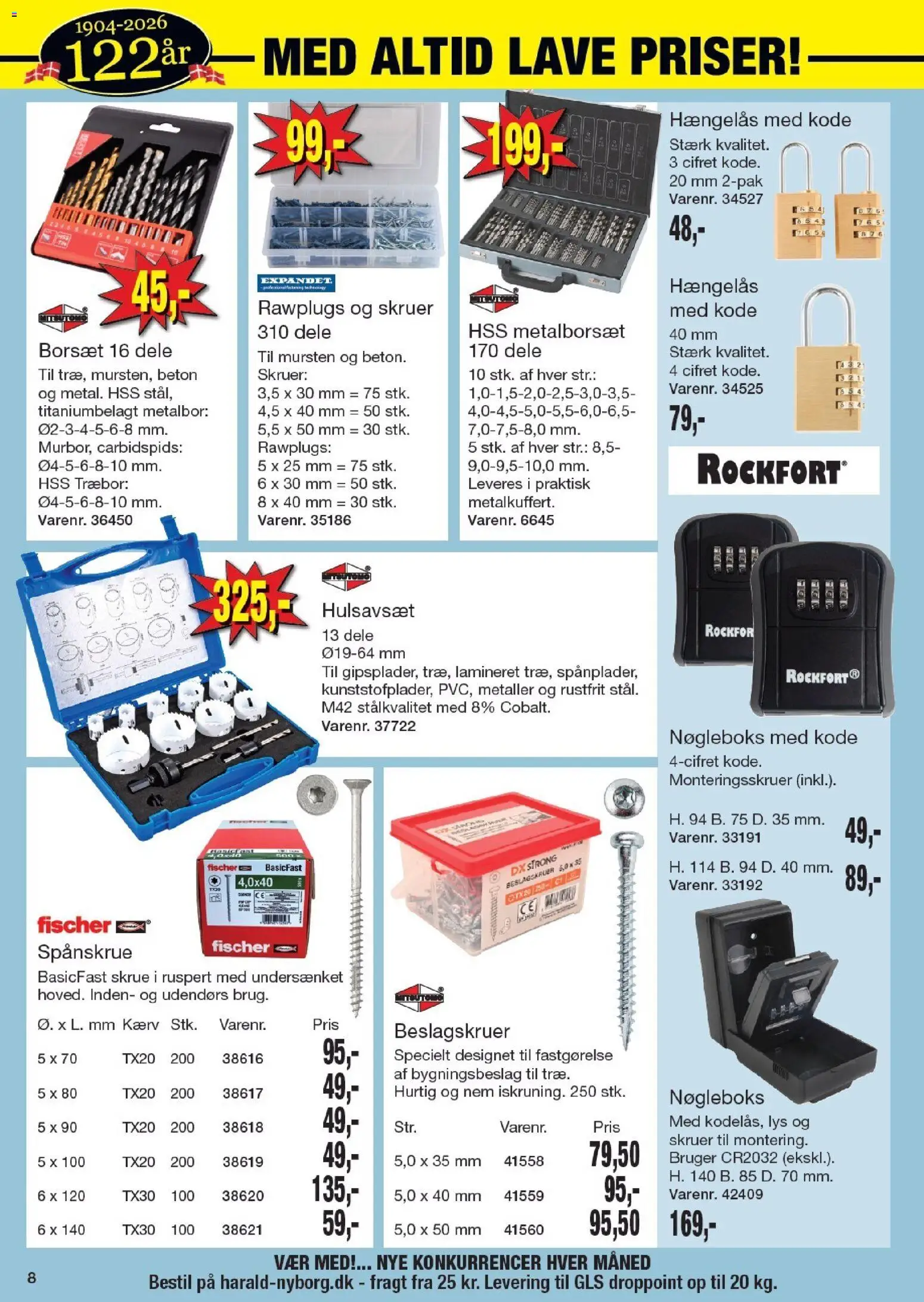 Harald Nyborg tilbudsavis – gyldig fra 05.03.2026 | Side: 8 | Produkter: Skrue