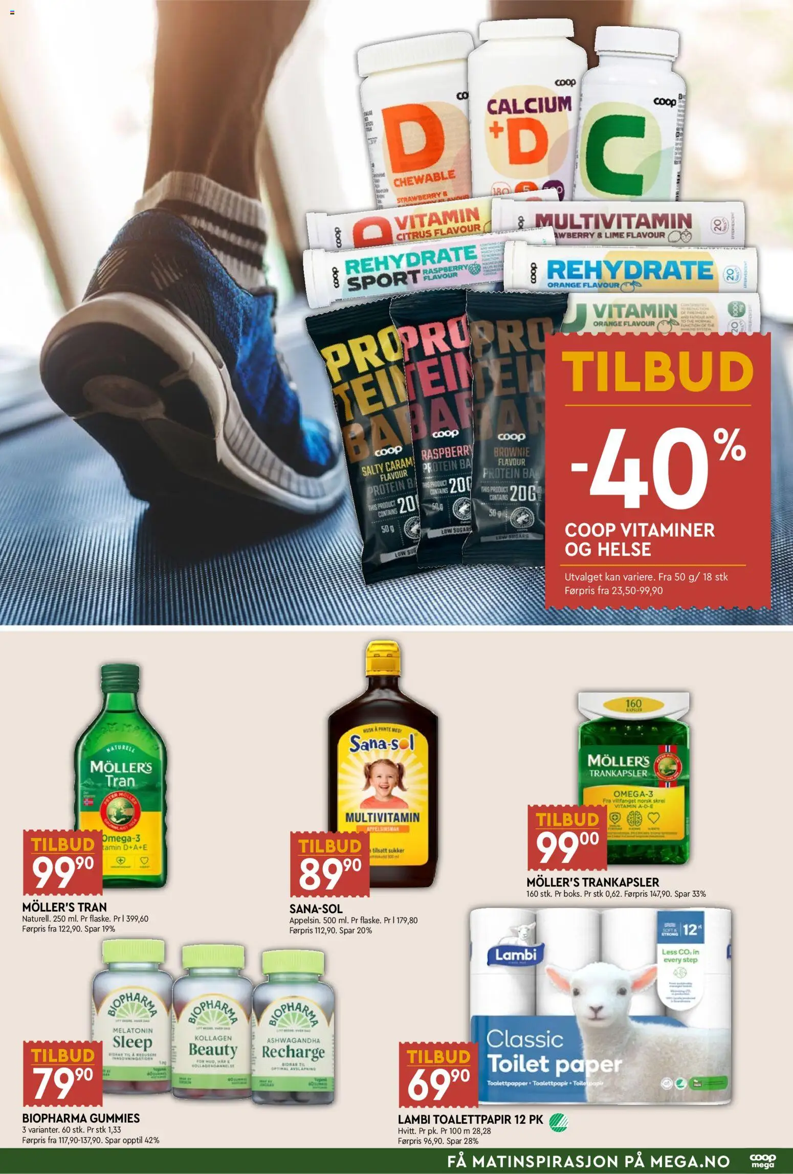 {H1} | Side: 7 | Produkter: Toalettpapir, Nuggets, Sukker, Lime