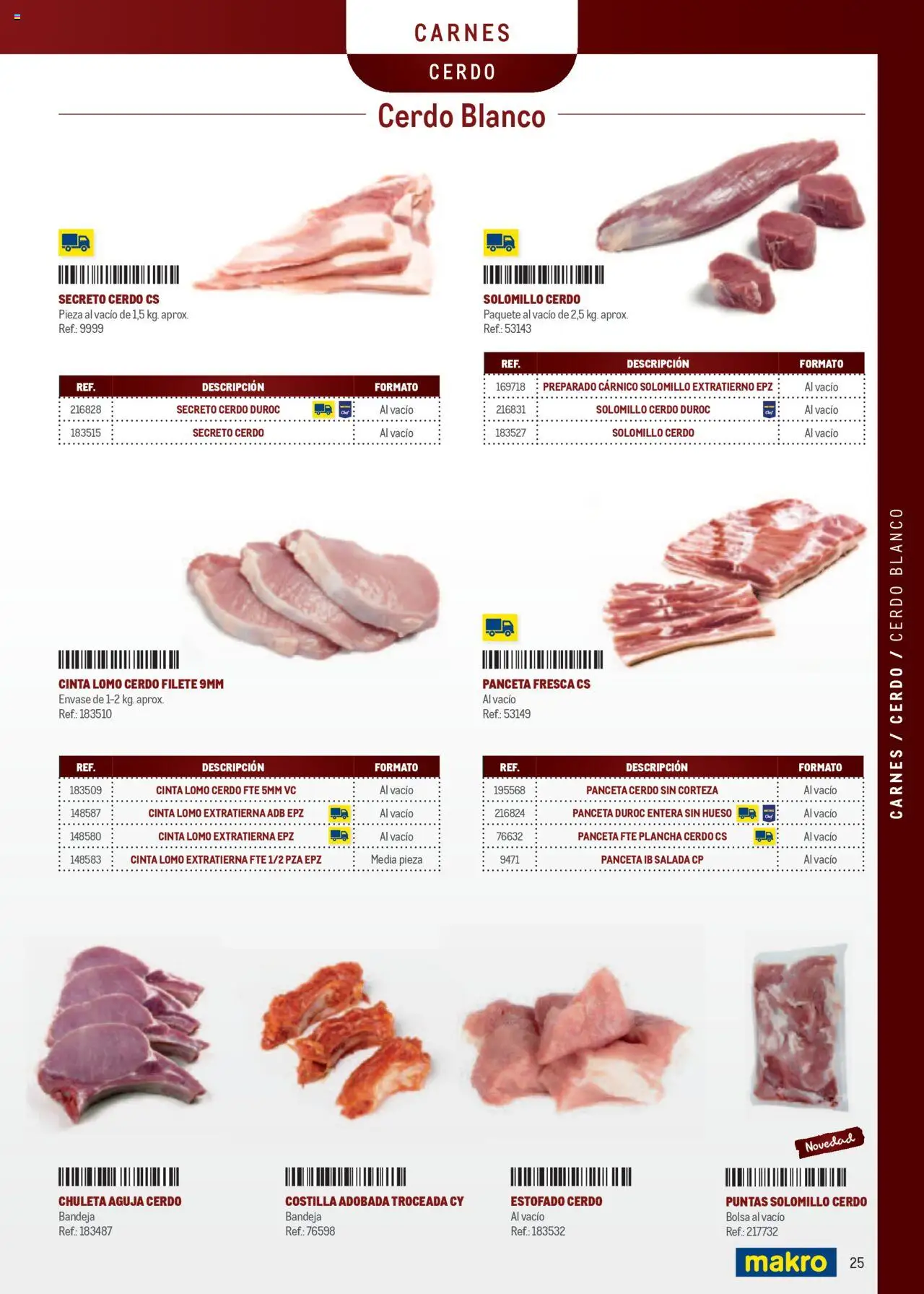 Makro - Especia Carta Prat │ válido desde el 08.04.2025 | Página: 25 | Productos: Ηλεκτρικός φούρνος, Cerdo, Plancha, Filete
