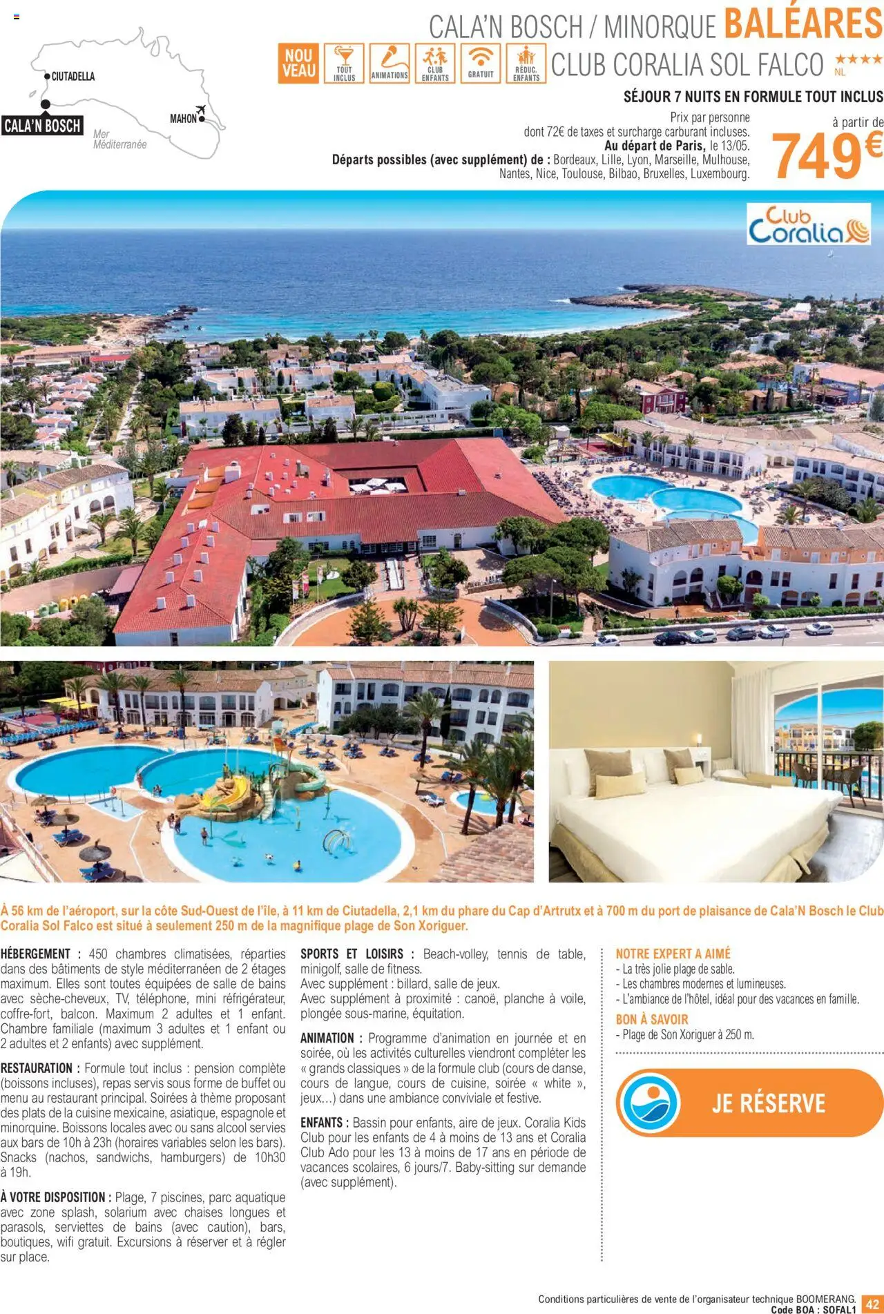  | Page: 42 | Produits: Alcool, Buffet, Jeux