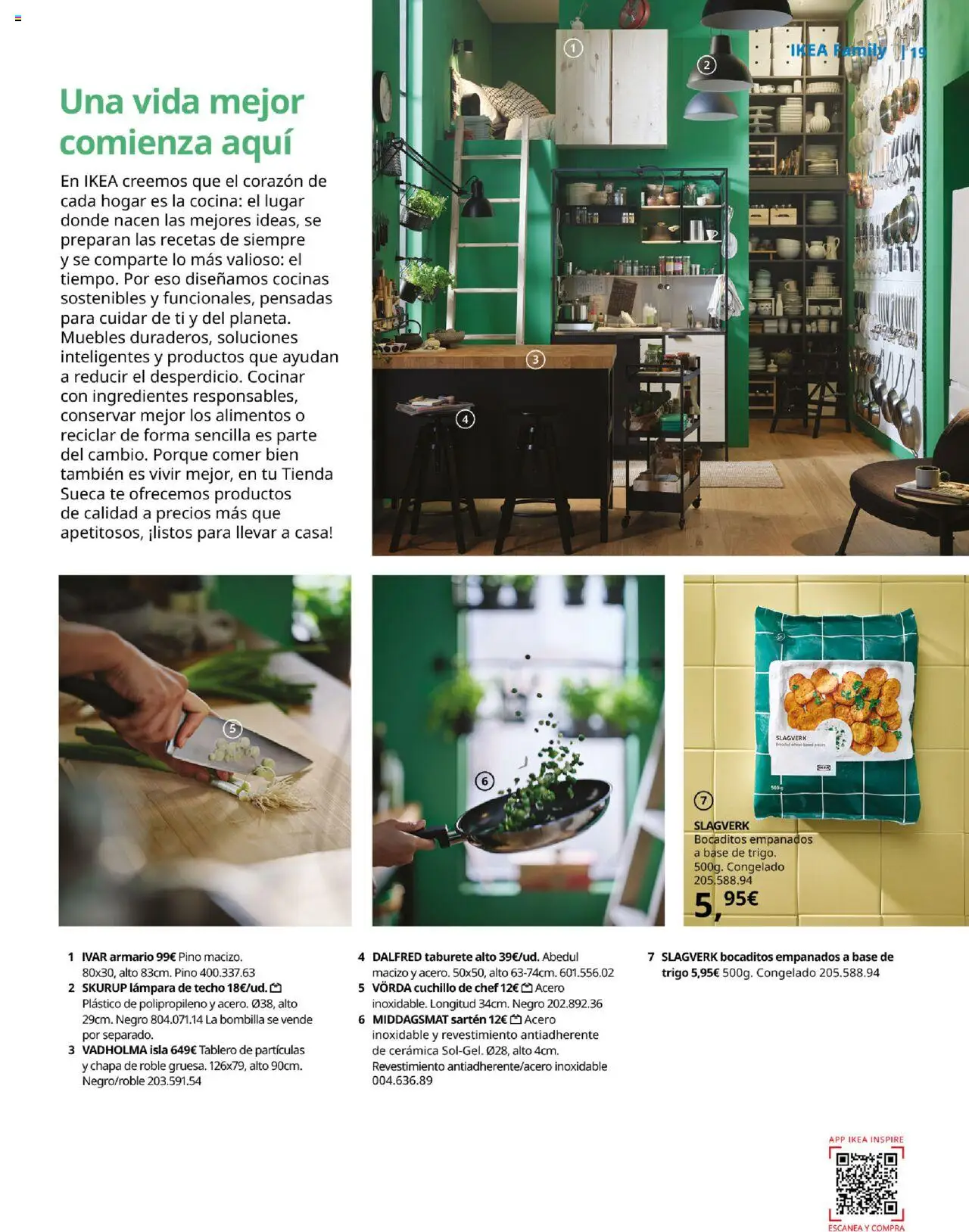 Catálogo IKEA Family Mallorca │ válido desde el 01.07.2025 | Página: 19 | Productos: Κρεμάστρα, Lámpara de techo, Κούβα, Armario