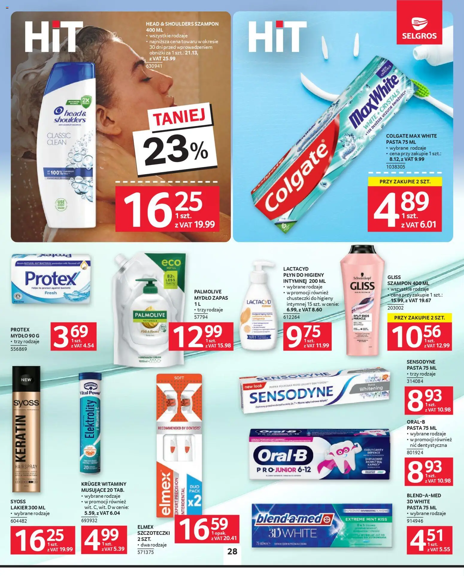 Selgros cash&carry gazetka od 05.03.2026 | Strona: 26 | Produkty: Mięta, Szampon, Mydło