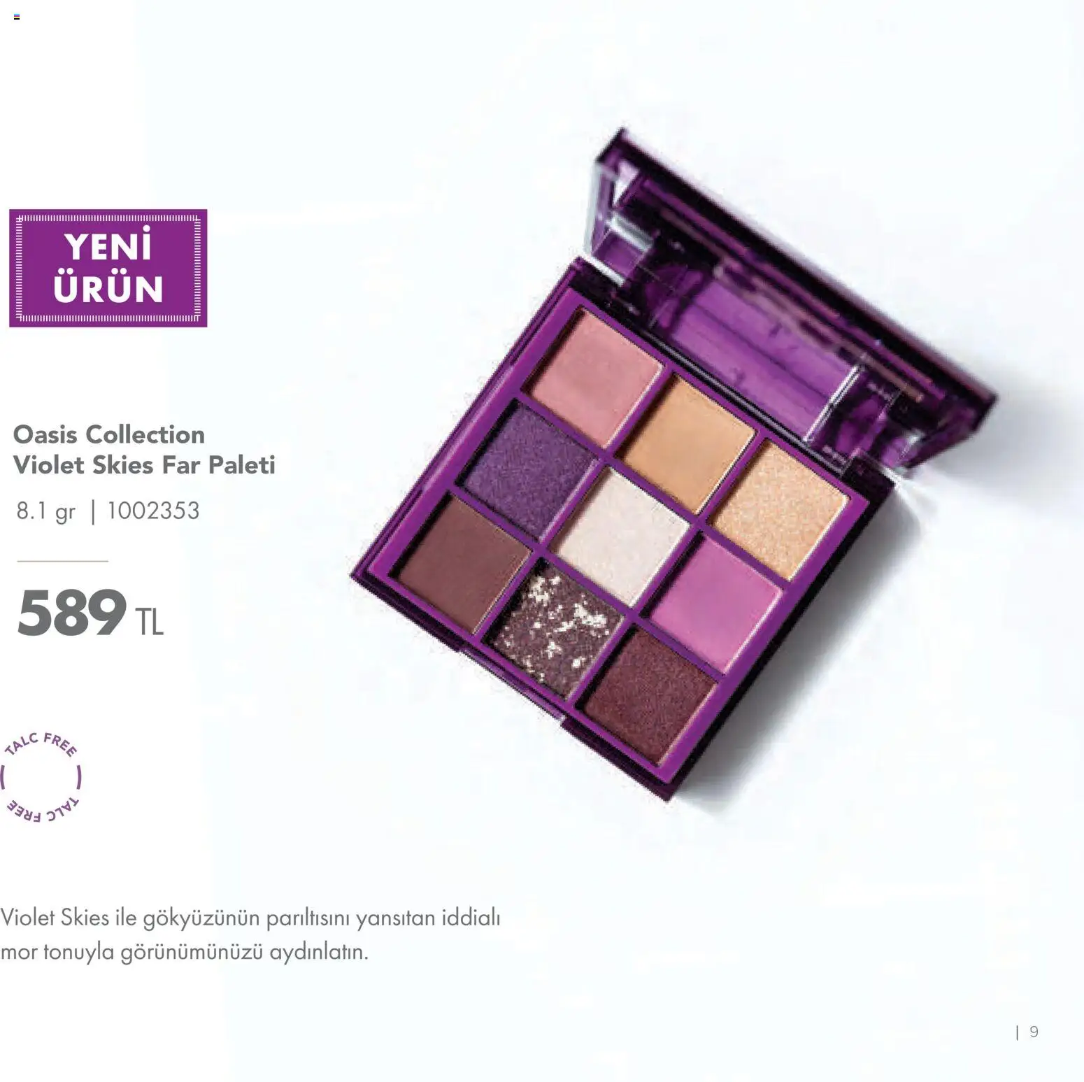 Farmasi Katalog - 01.11.2025 tarihinden itibaren geçerlidir | Sayfa: 9