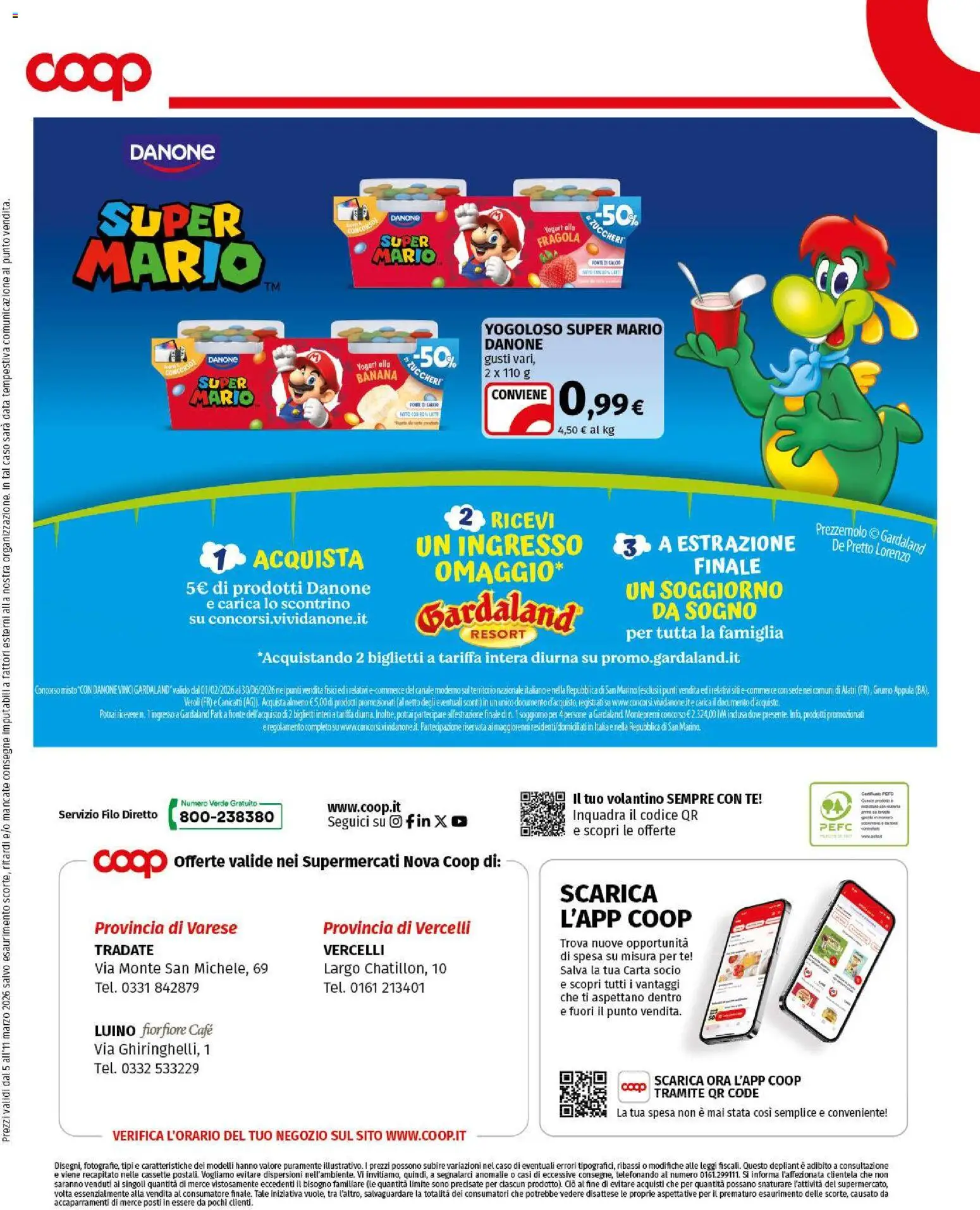 Volantino COOP del 05.03.2026 | Pagina: 32 | Prodotti: Yogurt, Tè, Data, Prezzemolo