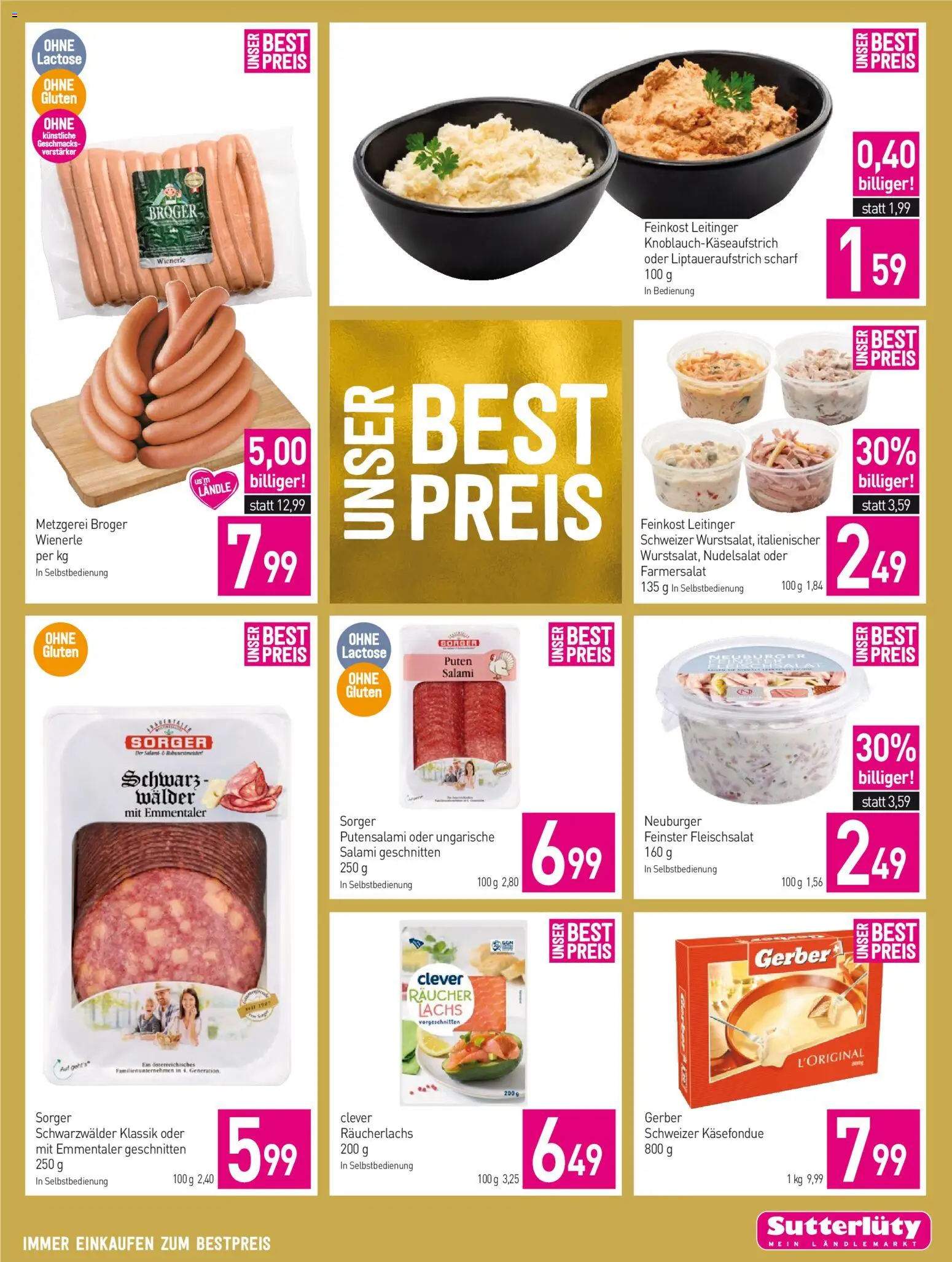 Sutterlüty Flugblatt gültig ab 11.12.2025 | Seite: 3 | Produkte: Salami