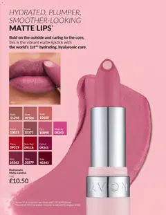 Preview of Avon - Catalogue valid from 01.04.2026 | Page: 38 | Products: Lipstick