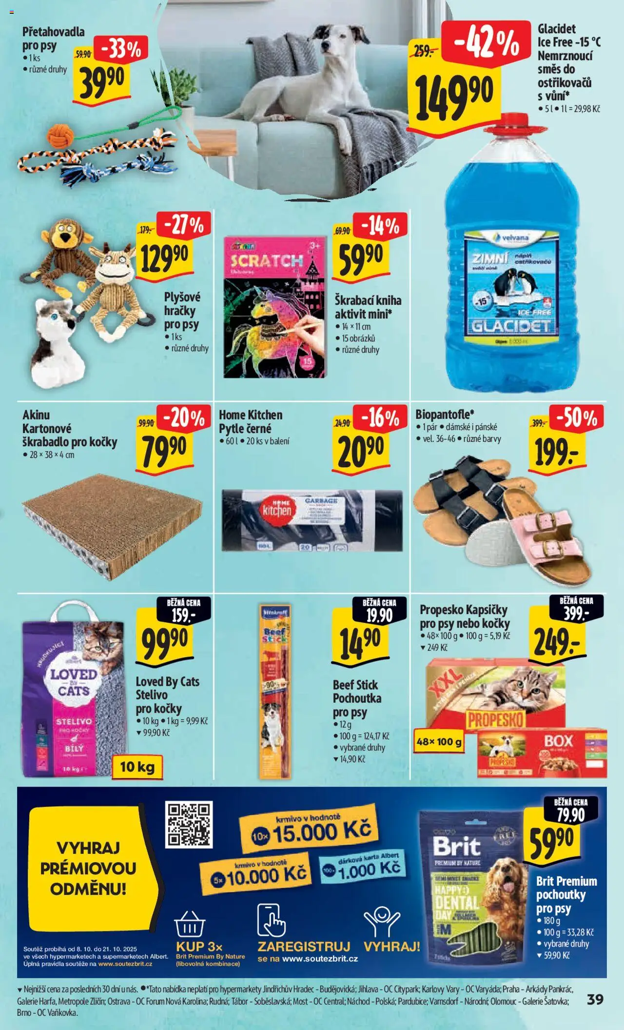 Albert leták - Hypermarket od 08.10.2025 | Strana: 48 | Produkty: Kniha, Škrabadlo pro kočky, Propesko, Směs do ostřikovačů