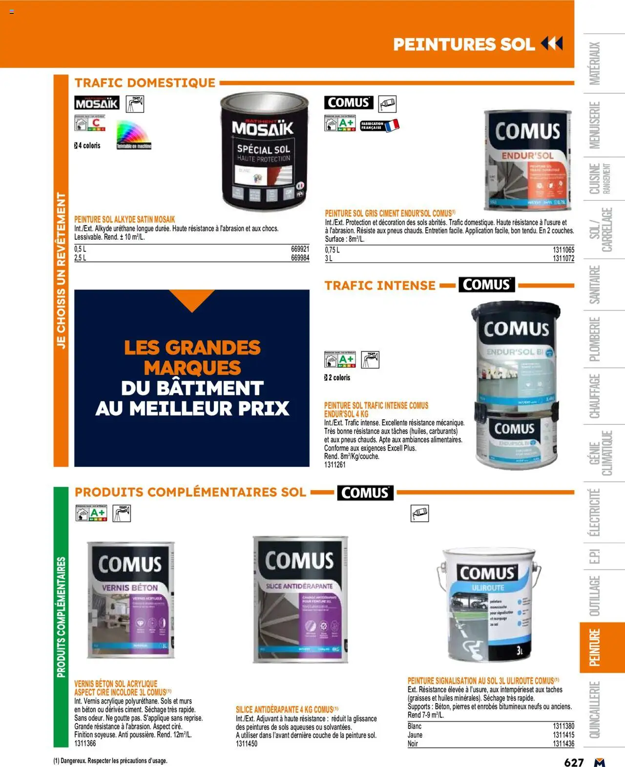  | Page: 627 | Produits: Cire, Pneus