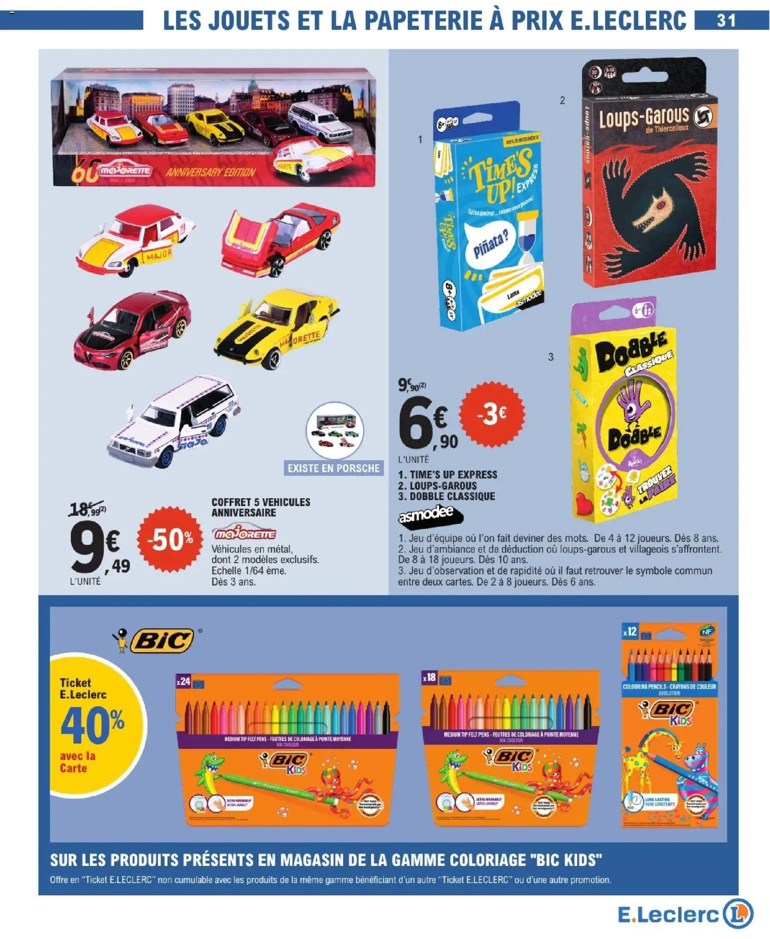 {H1} | Page: 31 | Produits: Jouets, Crayons de couleur