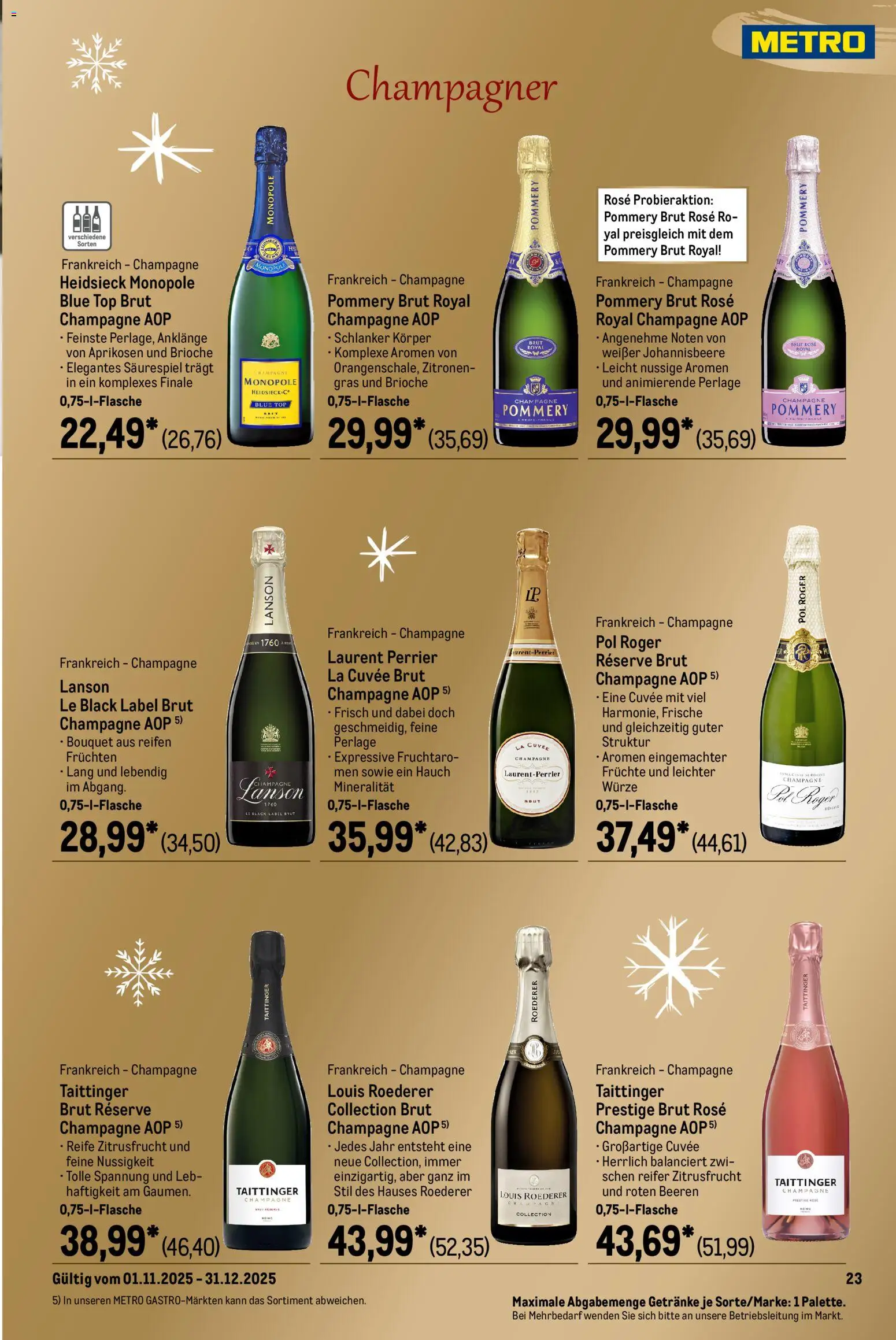 Metro Saisonkatalog Festliche Momente – gültig ab 01.11.2025 | Seite: 23 | Produkte: Top, Zitronen