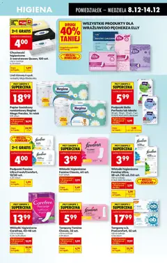 Pogląd oferty "Tampony Femina Classic, 32 szt., różne rodzaje 0,19 zł/szt." - ważna od 08.12.2025 | Strona: 77 | Produkty: Karta, Majtki, Chusteczki higieniczne, Podpaski femina