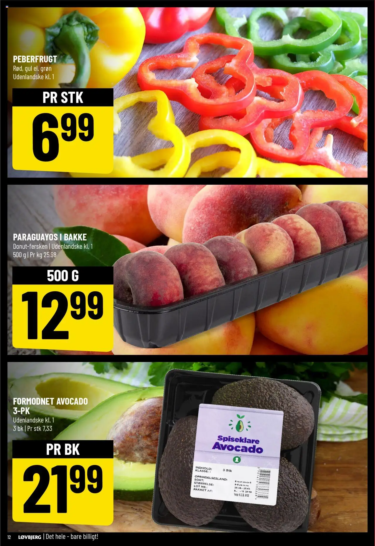 Løvbjerg Tilbudsavis gyldig fra 04.07.2025 | Side: 14 | Produkter: Avocado, Peberfrugt