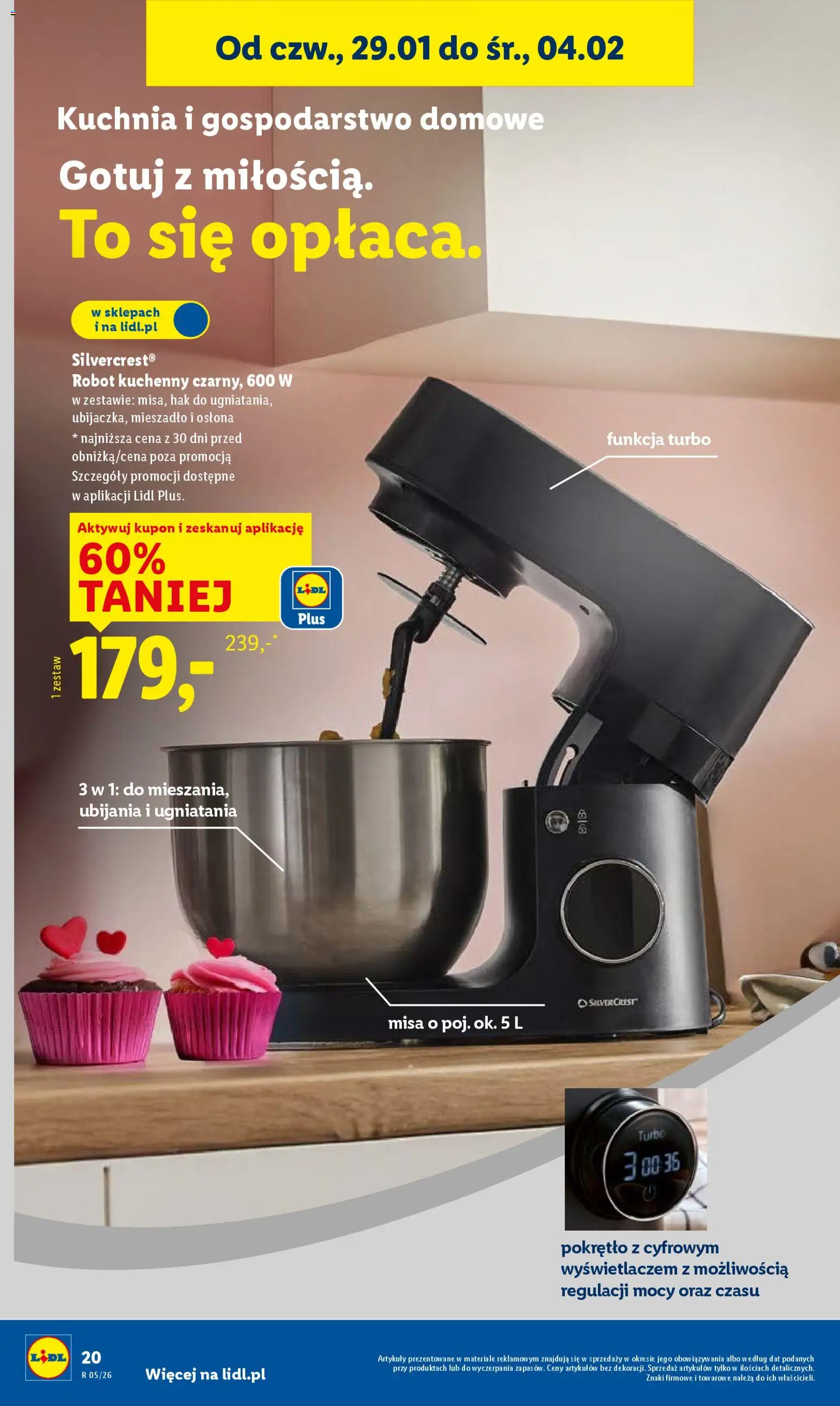 Lidl Gazetka od 29.01.2026 | Strona: 20 | Produkty: Robot kuchenny, Robot