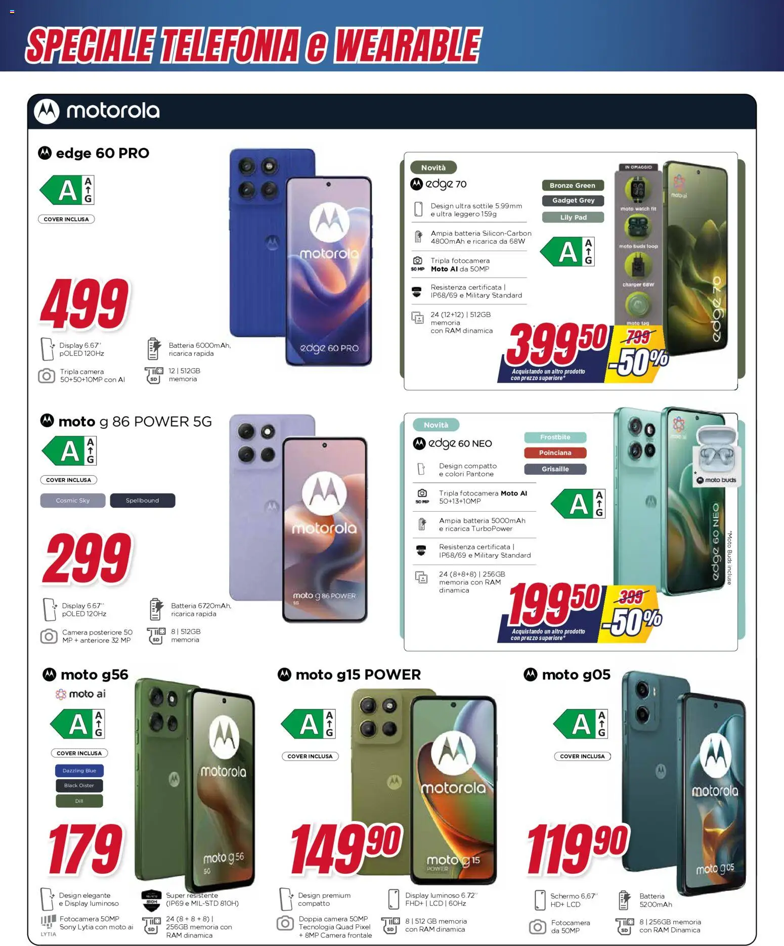 Volantino Trony del 04.12.2025 | Pagina: 42 | Prodotti: Schermo, Fotocamera, Batteria