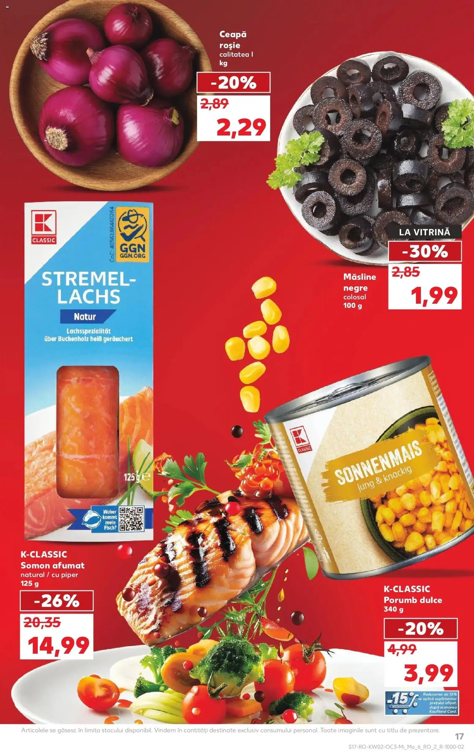 Noul catalog Kaufland – valabil de la 07.01.2026 | Pagină: 17 | Produse: Hijyenik ped, Vitrină, Porumb, Piper