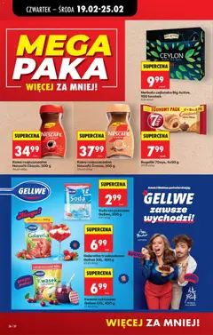 Pogląd oferty "Galaretka truskawkowa Gellwe XXL, 300 g, Galaretka truskawkowa Gellwe XXL, 300 g" - ważna od 19.02.2026 | Strona: 42