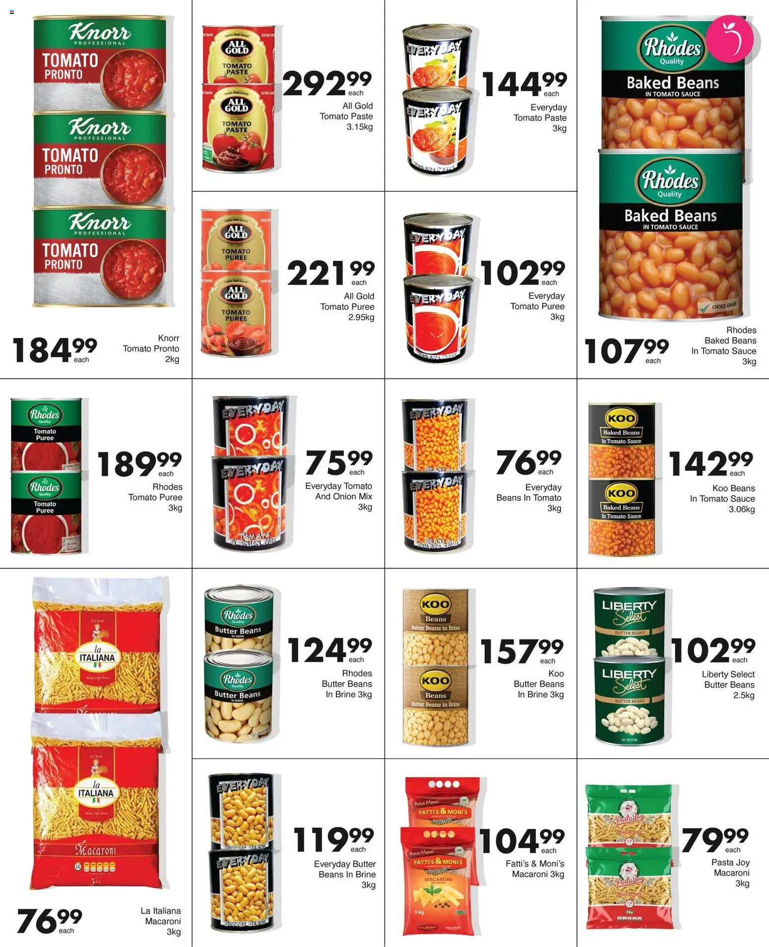 New Save catalogue – valid from 17.11.2025 | Page: 12 | Products: Beans, Baked beans, Butter, Sauce