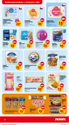 Náhled letáku Penny Market leták - Čtvrtečník od 04.02.2026 | Strana: 7 | Produkty: Hamburger, Gouda, Salát, Smažený sýr