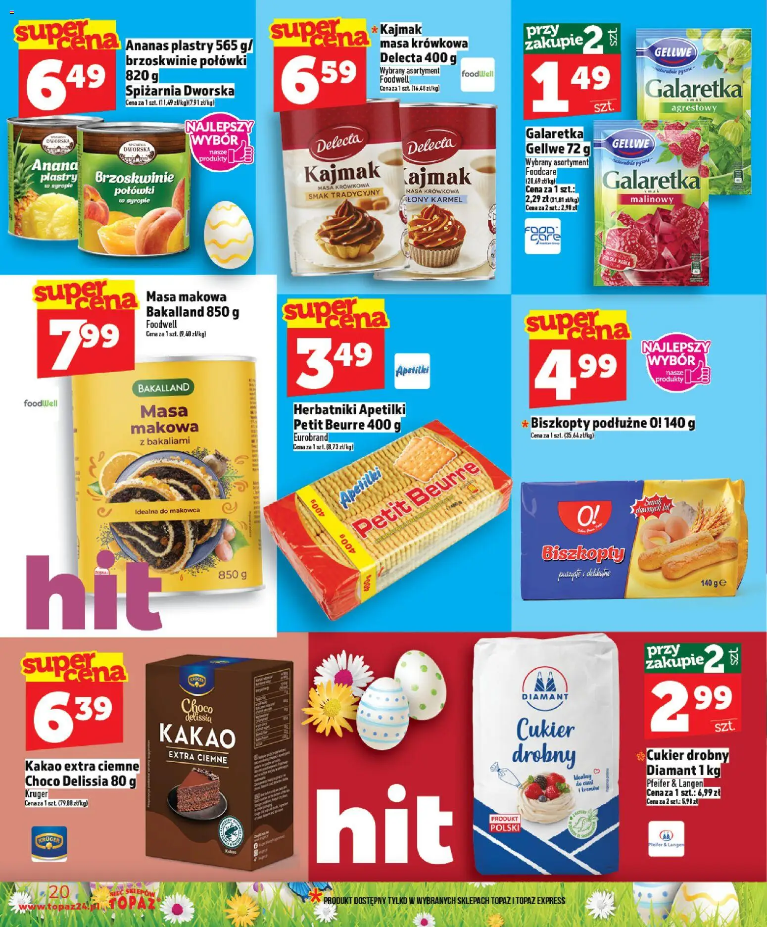 Topaz gazetka - Ceny małe na stałe od 19.03.2026 | Strona: 20