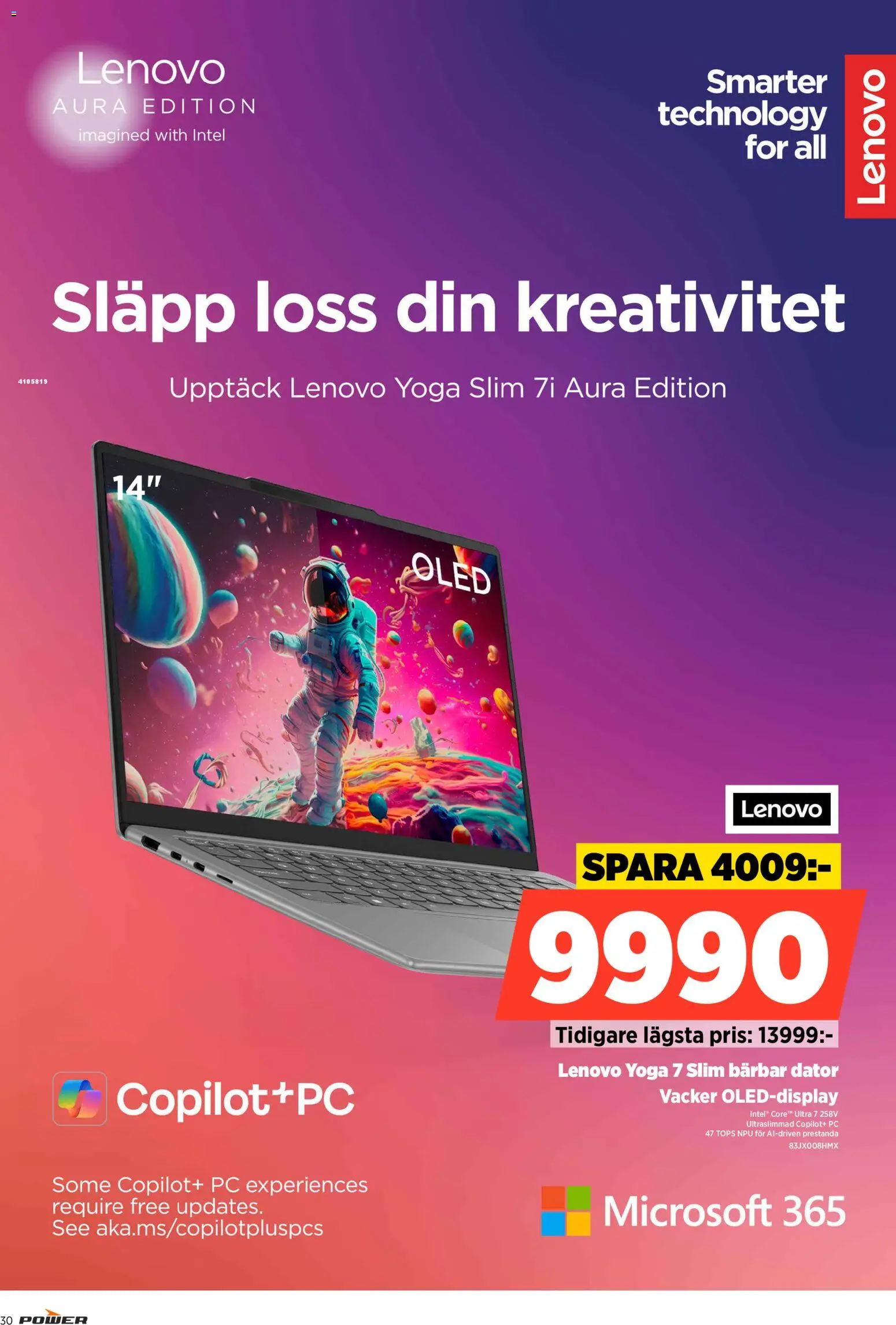 Power reklamblad aktuell från 17.11.2025 | Sida: 30 | Produkter: Tops, PC, Dator