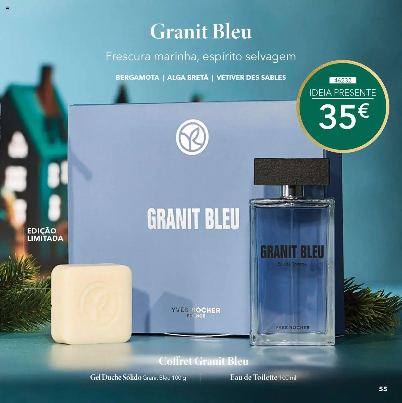 Yves Rocher Natal │ válido de 17.10.2025 | Página: 55 | Produtos: Eau de toilette