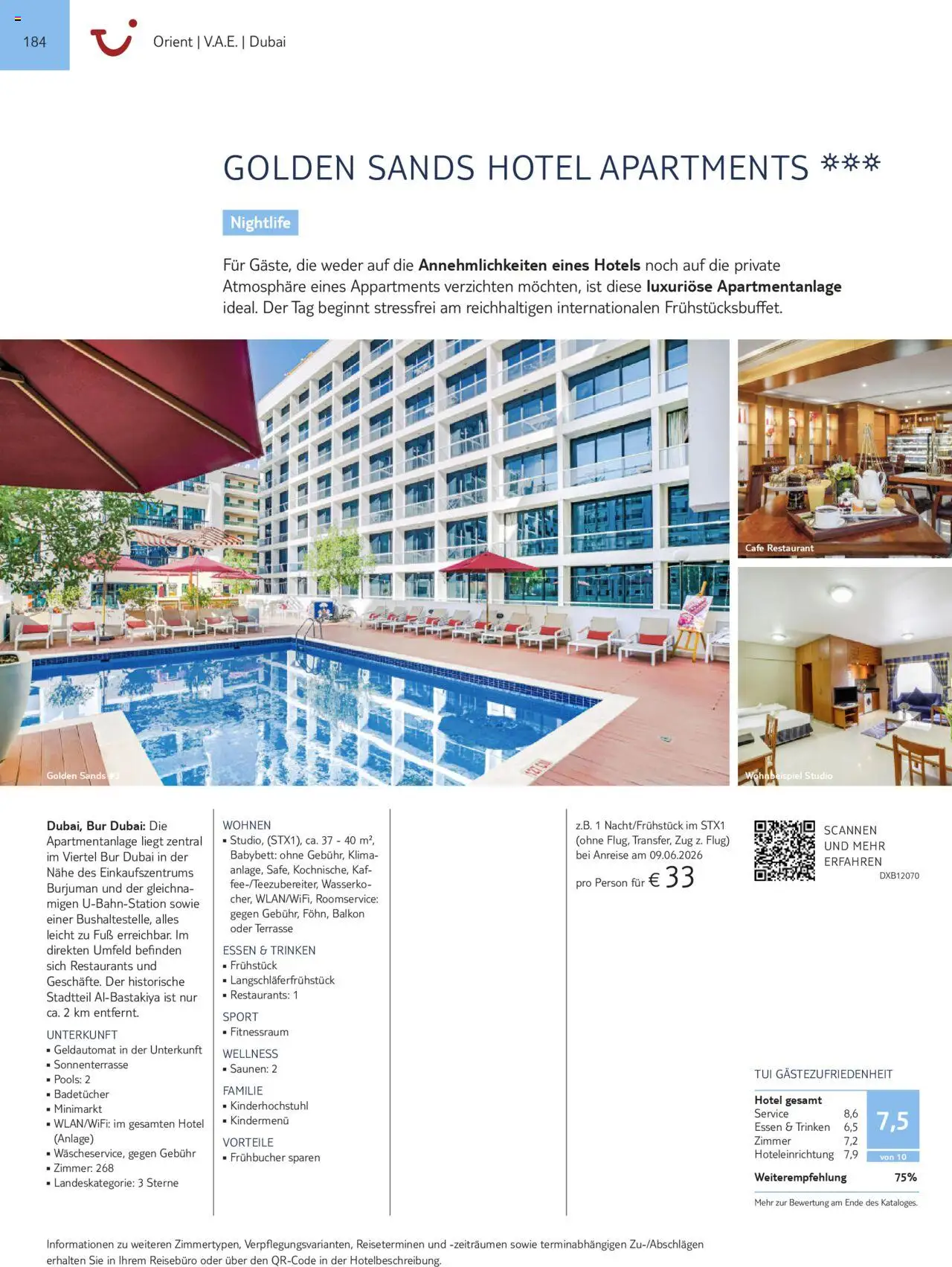Aida - Asien, Afrika, Orient & Indischer Ozean 2025/26 – gültig ab 01.11.2025 | Seite: 184 | Produkte: Babybett