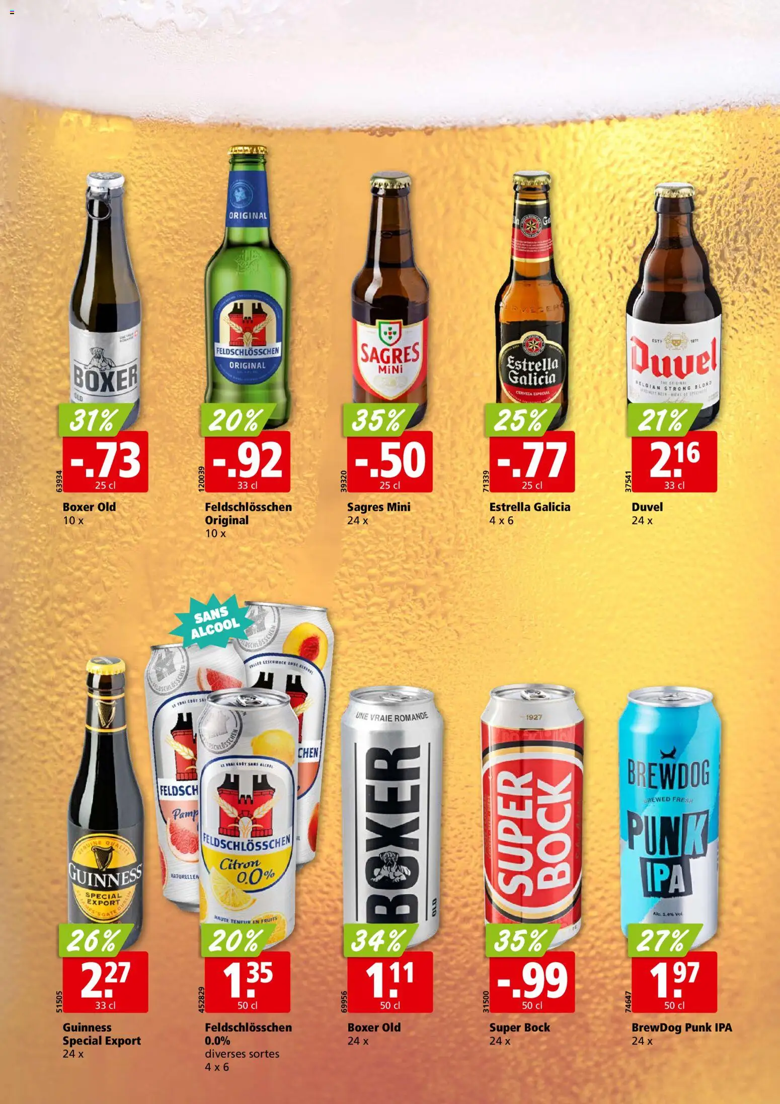 Aligro aktionen Chavannes, Matran, Genève, Sion – gültig ab 09.03.2026 | Seite: 28 | Produkte: Boxer