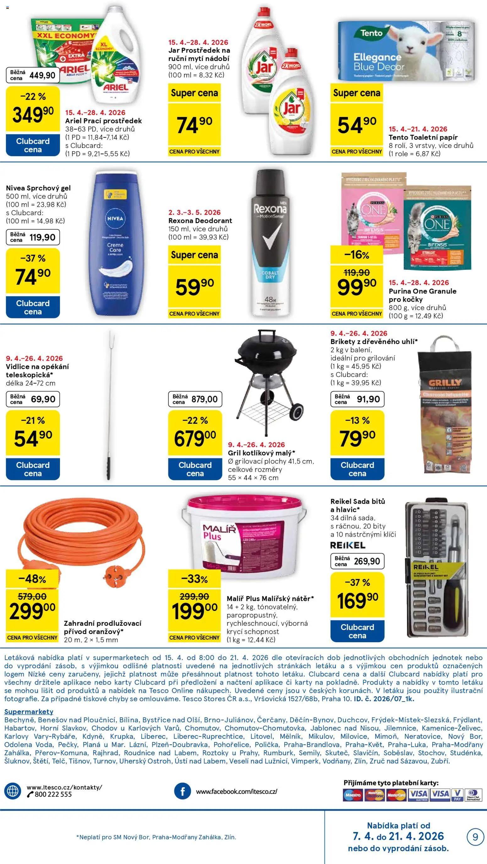 Tesco leták - Supermarket od 15.04.2026 | Strana: 9