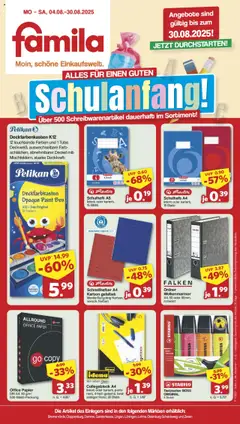 Famila Nordwest Sonderangebote gültig ab dem 03.08.2025