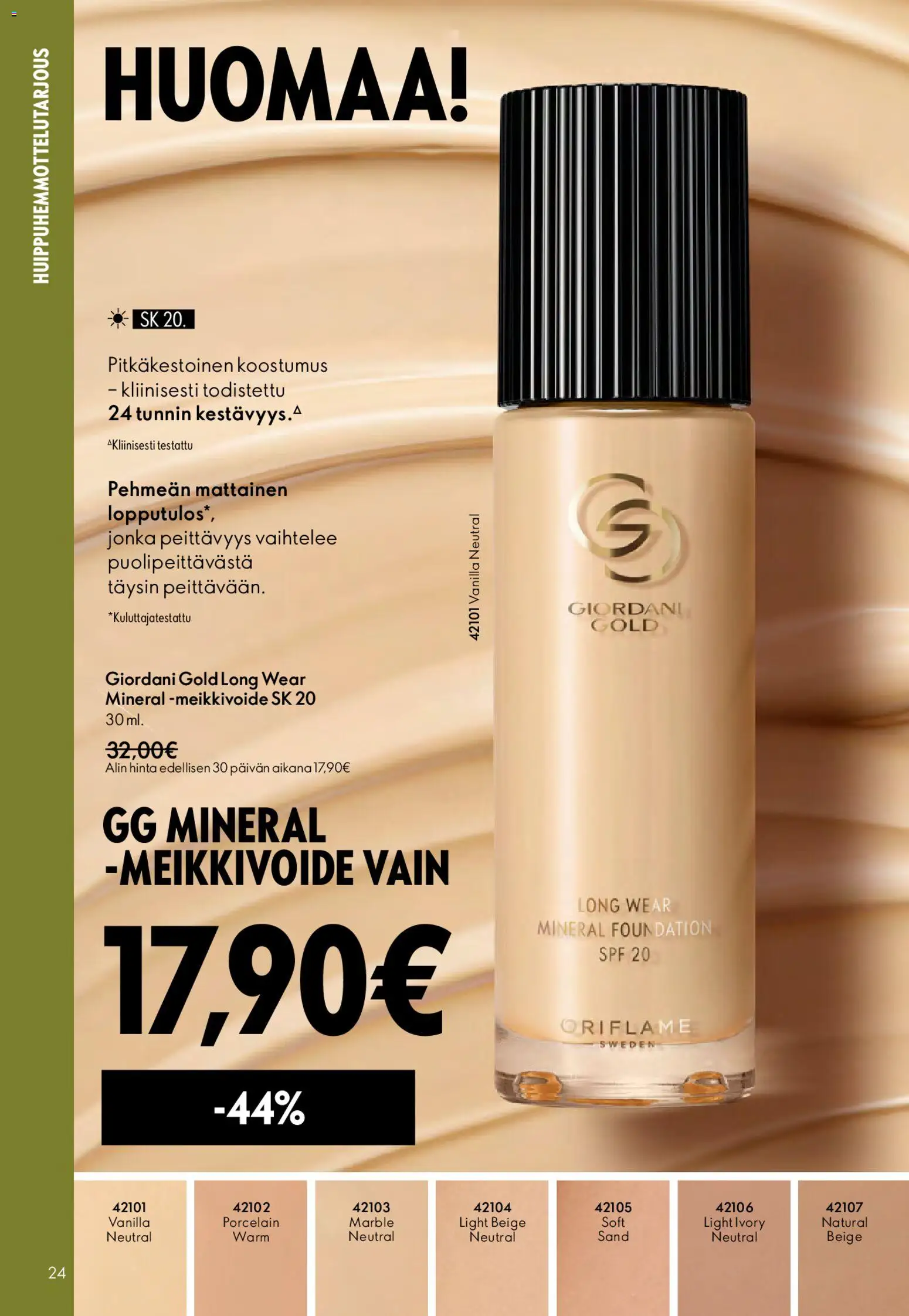 Oriflame - Esite 05 – voimassa 01.04.2026 alkaen | Sivu: 24