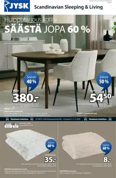 JYSK-mainoslehti voimassa 12.03.2026 alkaen