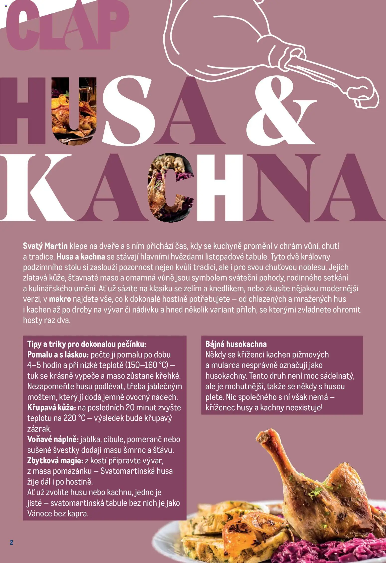Makro leták - Pro milovníky jídla od 05.11.2025 | Strana: 2 | Produkty: Švestky, Tabule, Kachny, Kuchyně