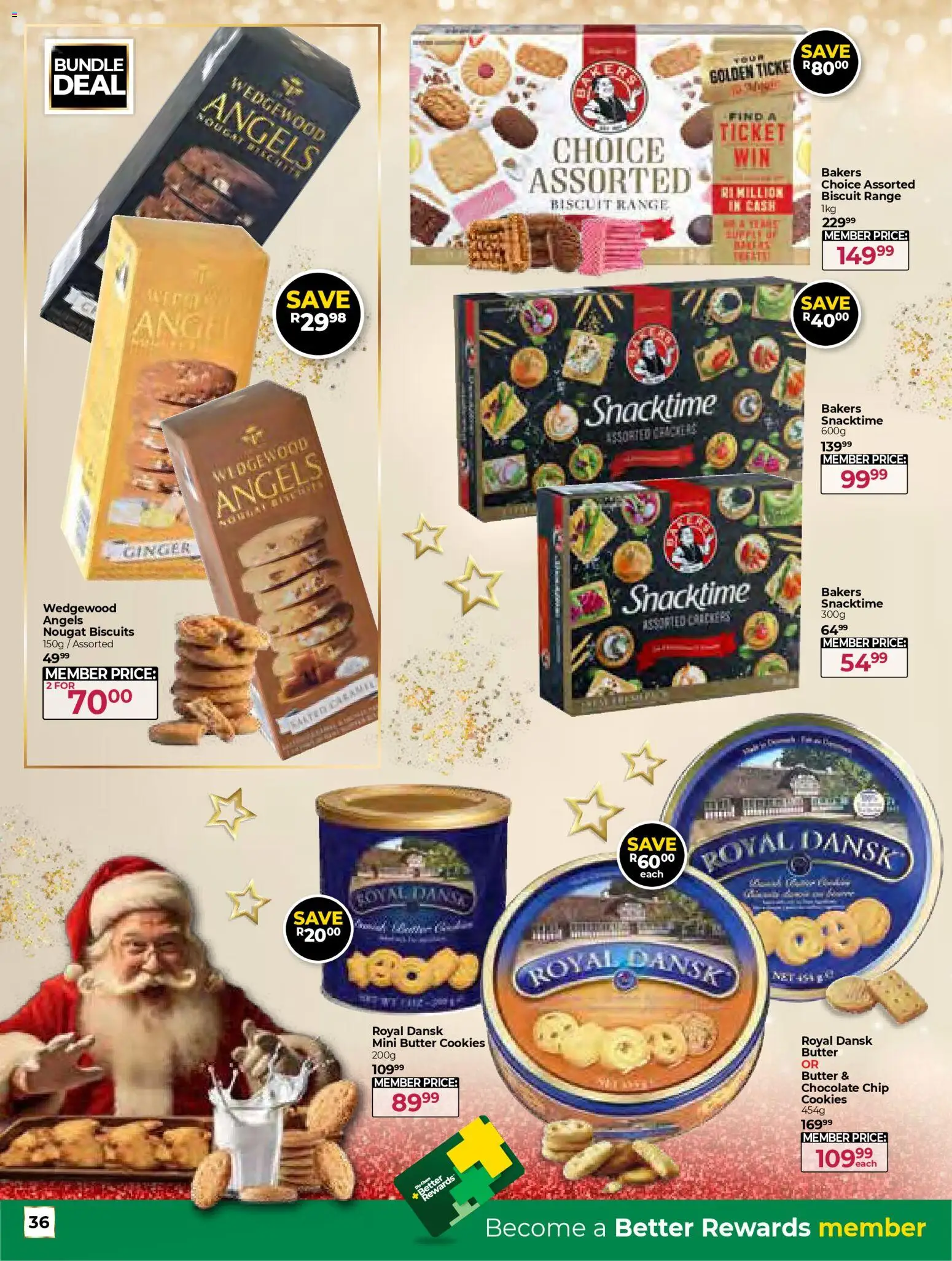 New Dis-Chem catalogue – valid from 25.11.2025 | Page: 36 | Products: Butter, Biscuits, Chocolate, Cookies