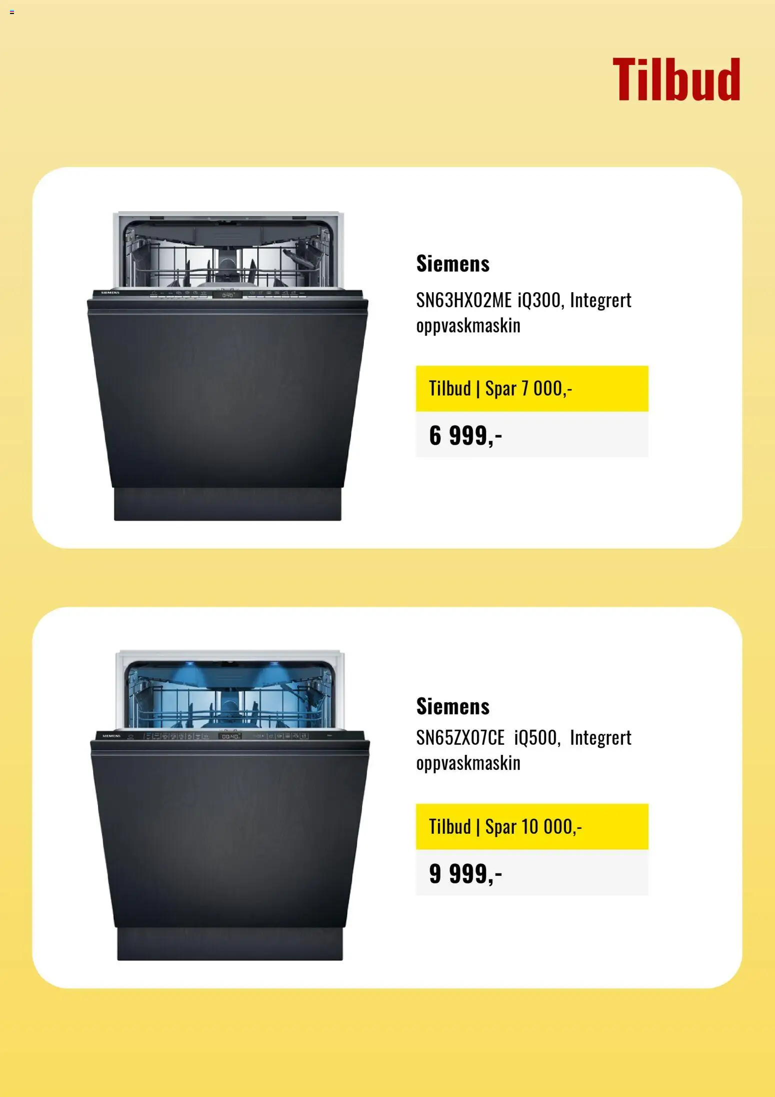 {H1} | Side: 3 | Produkter: Oppvaskmaskin