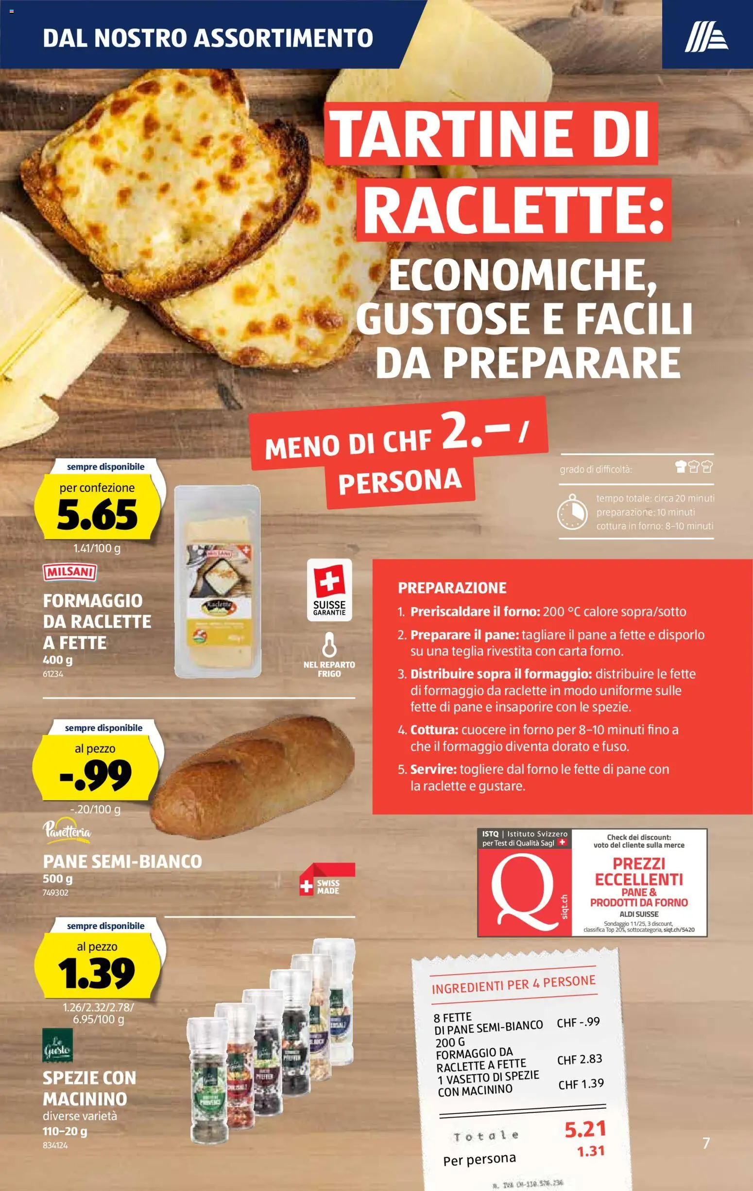 Aldi Aktionen IT – gültig ab 05.02.2026 | Seite: 8 | Produkte: Pane, Raclette, Top