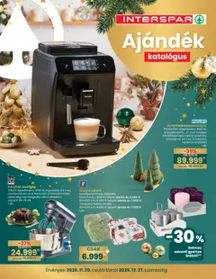 Interspar Ajándék katalógus - amely érvényes a következő dátumtól: 20.12.2025