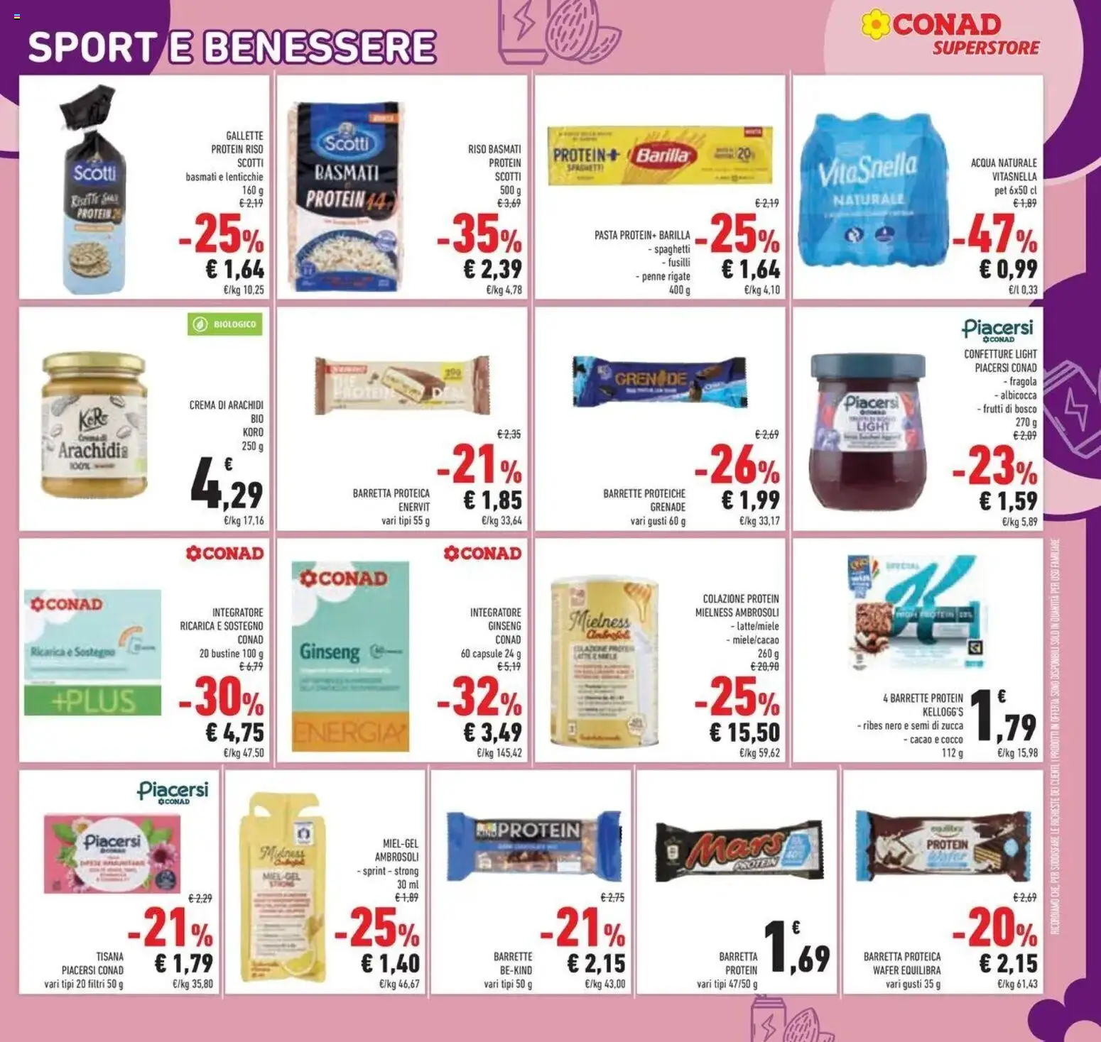 Volantino Conad del 25.02.2026 | Pagina: 25 | Prodotti: Riso, Acqua, Cocco, Cacao