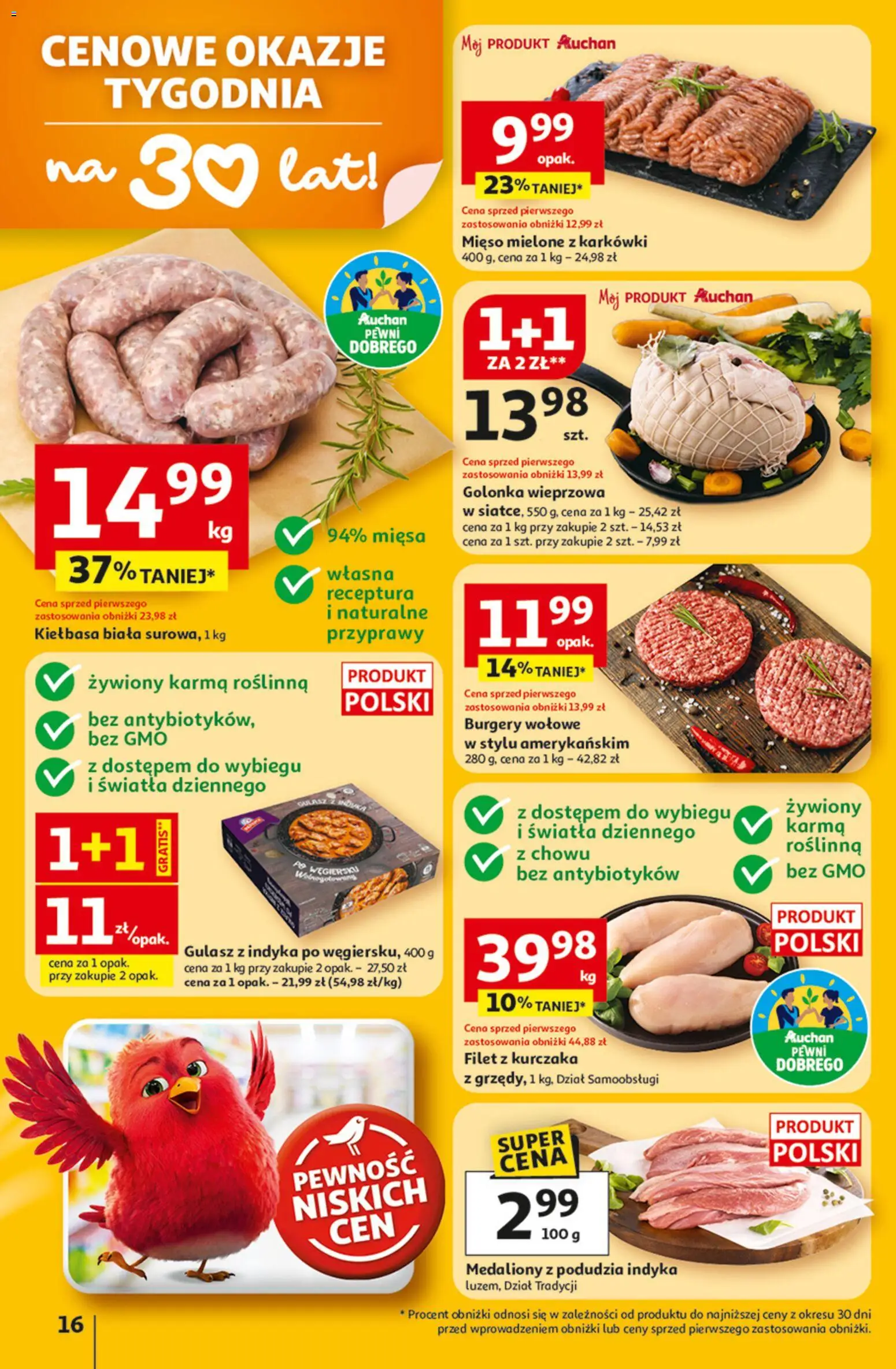 Auchan Gazetka - 30 Lat Hipermarket od 12.02.2026 | Strona: 16