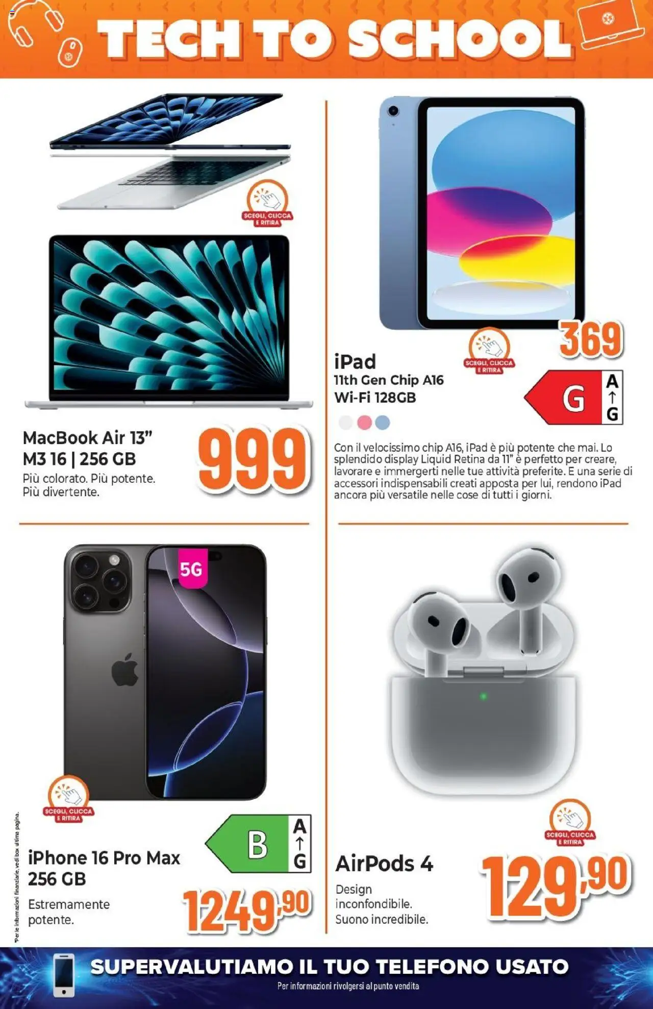 Volantino Expert del 14.08.2025 | Pagina: 10 | Prodotti: Macbook air, Telefono, Ipad, Macbook