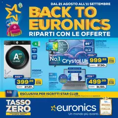 Anteprima del volantino Euronics Puglia catalogo valido a partire dal 21.08.2025
