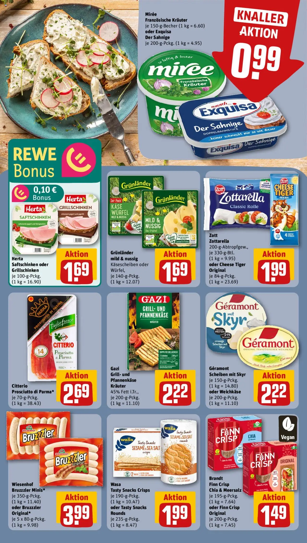 Rewe Prospekt 	 - gültig ab dem 16.06.2025 | Seite: 12 | Produkte: Grill, Skyr, Exquisa, Grunlander
