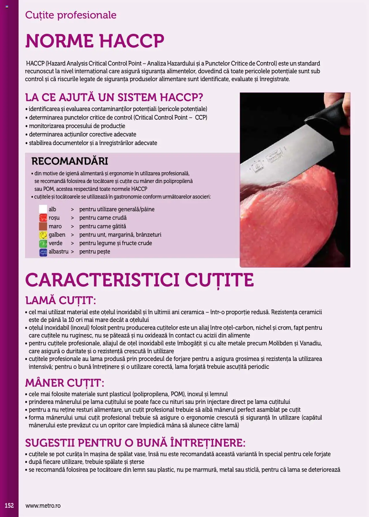 Noul catalog Metro – valabil de la 17.09.2025 | Pagină: 152 | Produse: Mâner, Cuțit, Su sebili, Legume