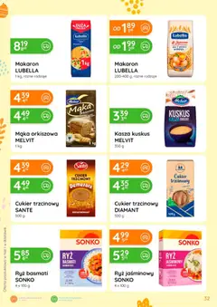 Pogląd oferty "Eurocash gazetka - Oferta Produktowa" - ważna od 05.03.2026 | Strona: 32 | Produkty: Ryż basmati, Makaron, Mąka orkiszowa, Jaja
