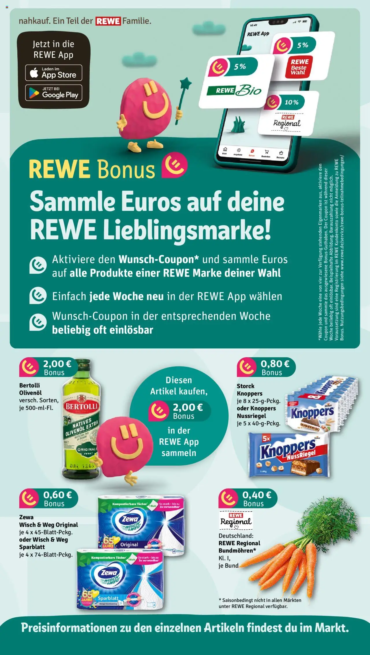Nahkauf Prospekt - gültig ab dem 11.08.2025 | Seite: 4 | Produkte: Olivenol, Zewa, Knoppers